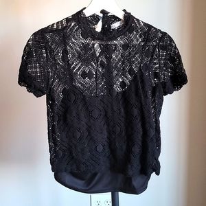BN Zara 2pc Black Top Size M